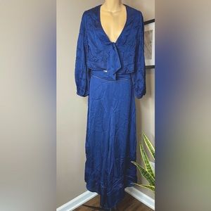 Free People Silky It's a set up pant set Size 6